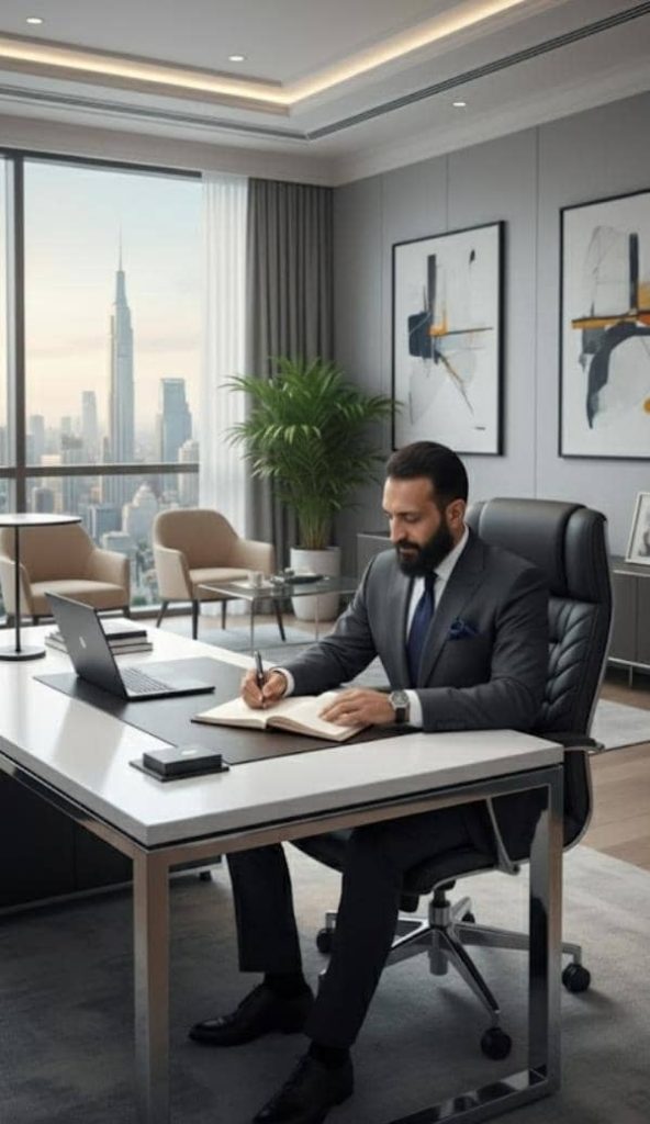 دفتر کار دکتر سید امیر حسینی در پاریس